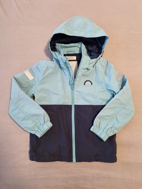 Detská nepremokavá bunda, h&m,122