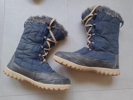 Detské čižmy s kožušinkou, decathlon,36