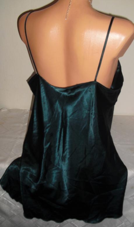 Canda satenova sexy zelena kosielka, c&a,l