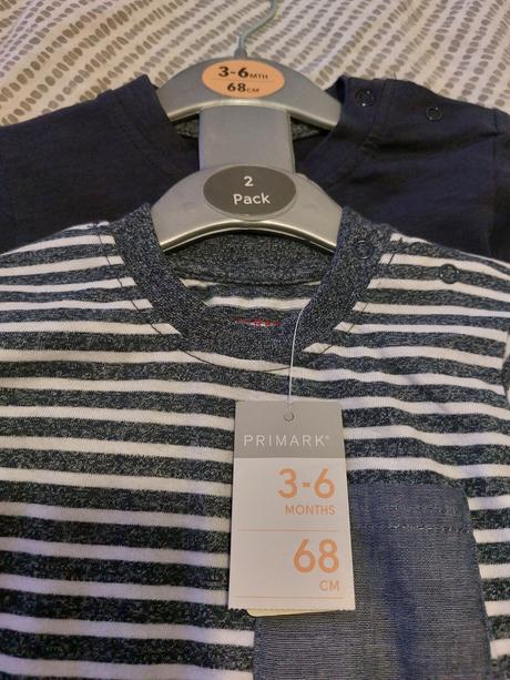 Duopack kratky rukáv, primark,68