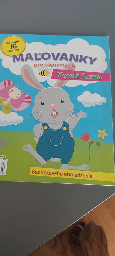 Darujem k nákupu maľovanie s nálepkami,