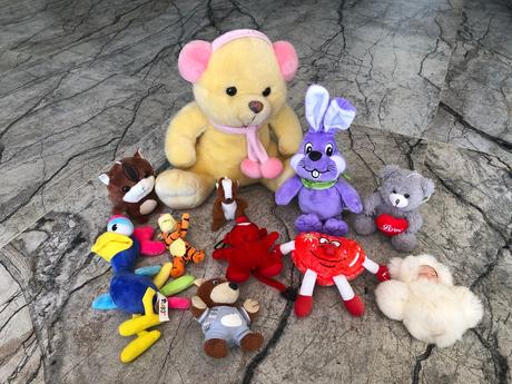Plyšové zvieratká,