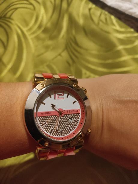 Hodinky ružovo zlaté, quartz