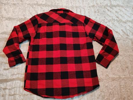 Teplá štýlová flanelka-bundička 146/152, 152