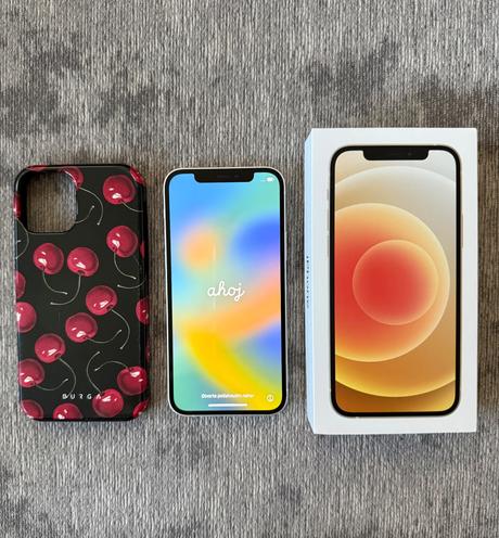 Iphone 12 128 gb biely, 