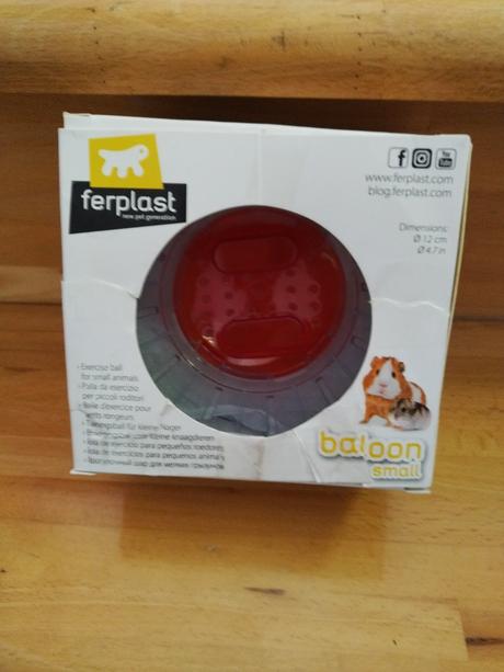 Treningová lopta pre škrečka,