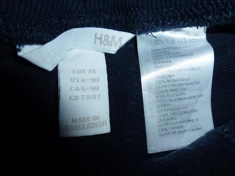 Kvalitné tepláčiky, h&m,74
