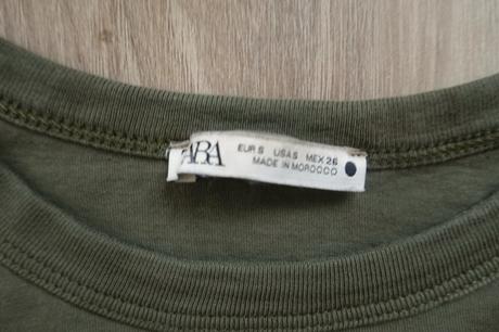 Bavlnené tričko zara, zara,s