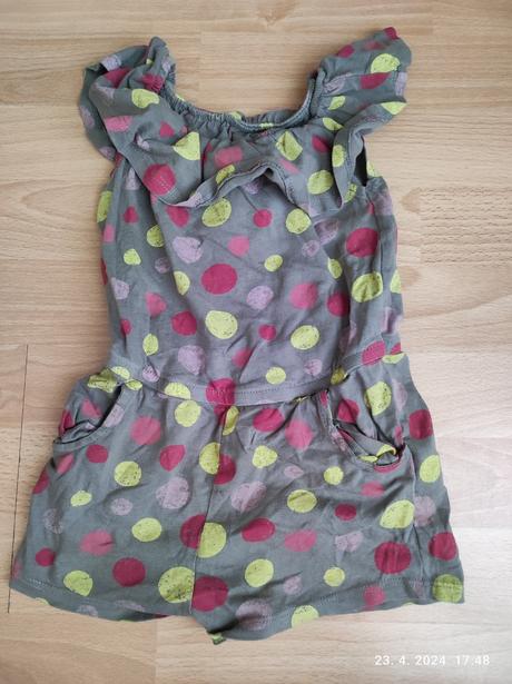 Letný overal pre dievčatko 92, lupilu,92