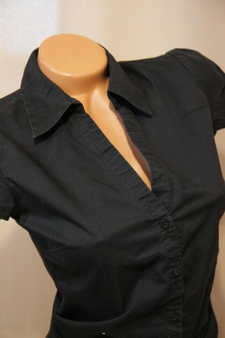 Čierna body košeľa, xs, xs