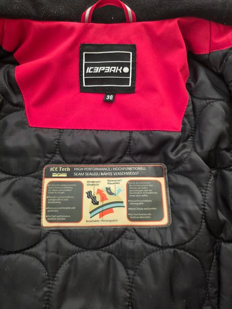 Lyžiarska bunda v.36, 164 icepeak, 36