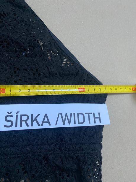 Čipkovaný crop top xs/s, xs