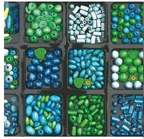 Simba 3422 - eichhorn korálky modré,