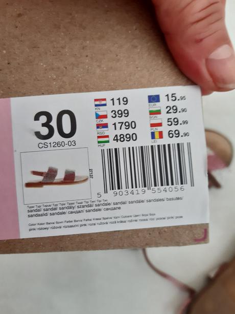 Predam sandalky, nelli blu,31