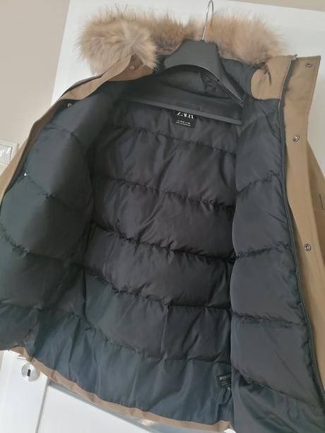 Zimná bunda paperová, zara,164