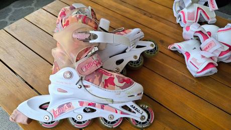 Detské inline korčule truly mission 9.1 + chrániče, 30