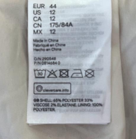 H&m káro sukňa vel.44/l-xl, h&m,44 / l / xl