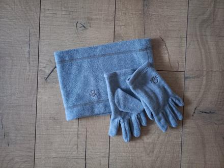 Nakrcnik/tunel a rukavice, benetton,122