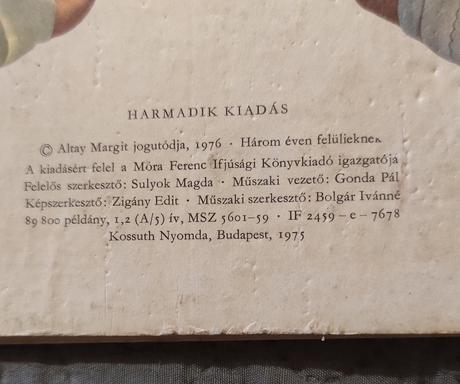 Altay margit  az én babáim, 