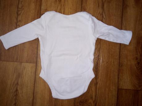 Biele body zebra 3 až 6m 62/68, f&f,62