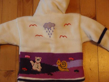 Hrubší pletený sveter pre 2r. nenosený, 92