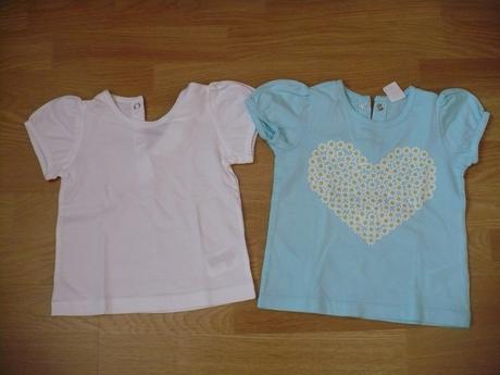 tričká - set, h&m,74