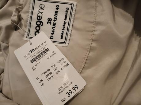 Zimná vesta s kapucňou, takko,46