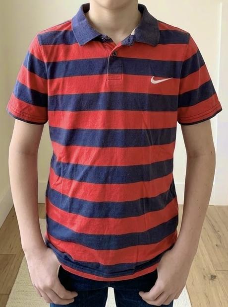 Tričko prúžkované s limčekom, nike,152