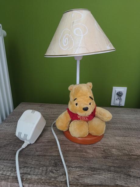 Nocna detska lampa s macikom pu,
