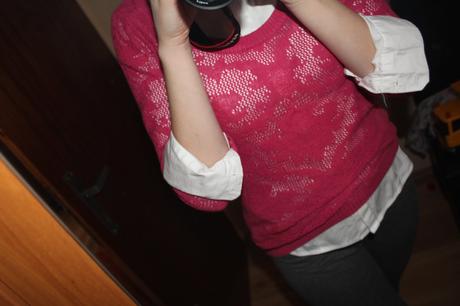 Ružový pulóver stradivarius, stradivarius,s