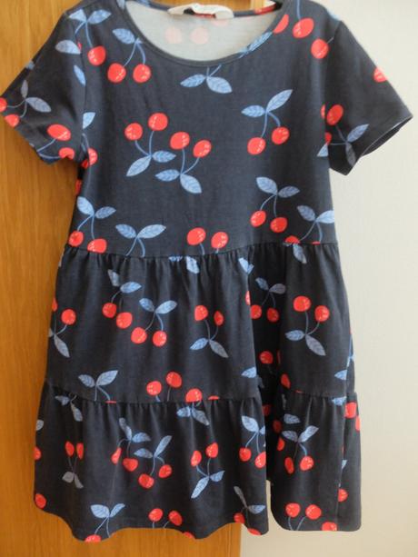 Tričko k legínam s čerešňami hm 122/128, h&m,122