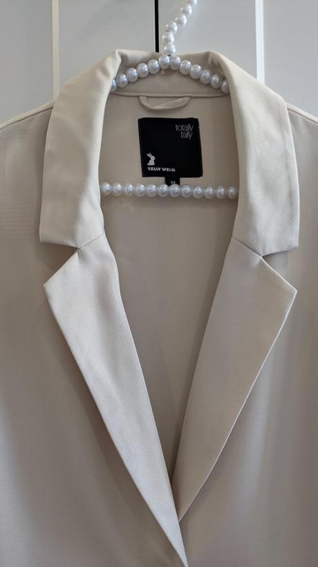 Krémové tenké sako tally weijl, tally weijl,xs