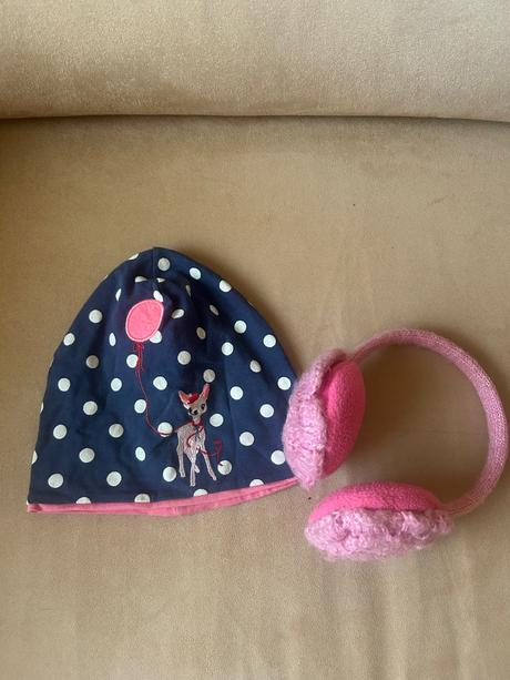 Čiapka a klapky, h&m,128