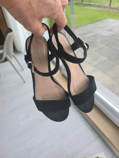 Čierne sandale, 38