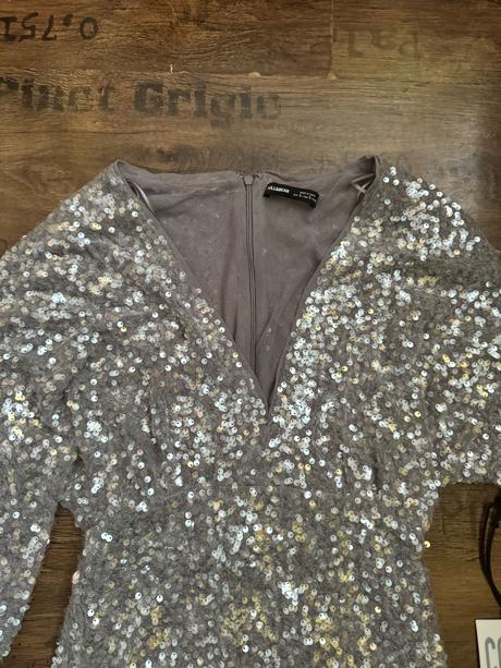 Flitrované šaty pull & bear, pull&bear,s