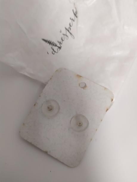 Drevené náušnice drešperk, 