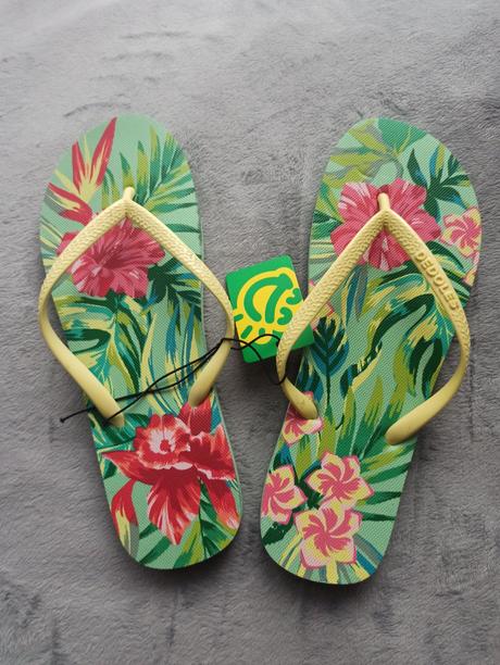 Žabky dedoles tropické kvety, 39