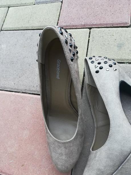 Dámske extravagantne lodičky na opätku, graceland,39