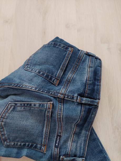 Zateplené rifle č.98, denim,98