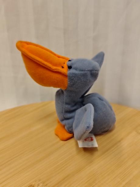 Retro plyšový pelikán scoop, mcdonald's, 14 cm, 