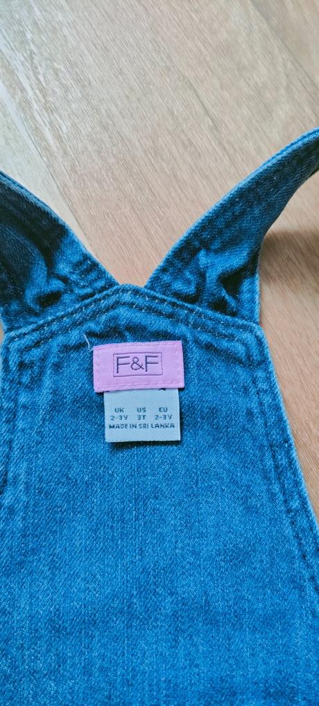 Riflová sukňa na 2 - 3 roky, f&f,86