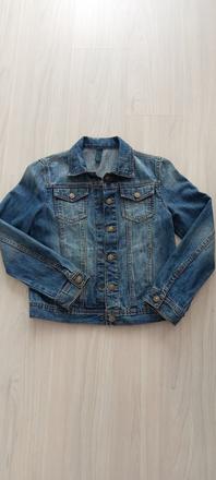 Moderná riflová bunda, benetton,s