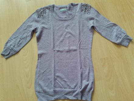 Fialovy sveter, f&f,xs
