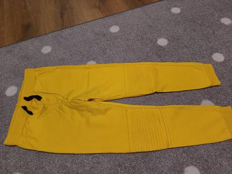 Tepláky žlté, fox & bunny,128