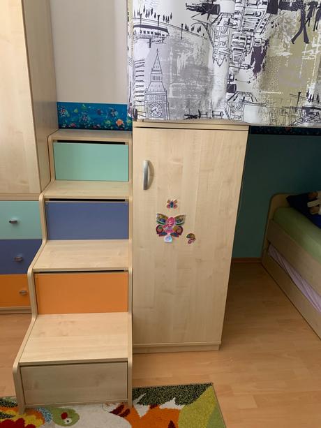 Poschodová postel, šírka (cm): 90,dĺžka (cm): 200