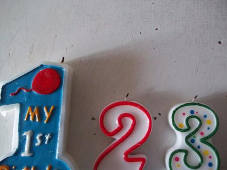 Sviečky k narodeninám - čísla 0, 2, 3, 4, 