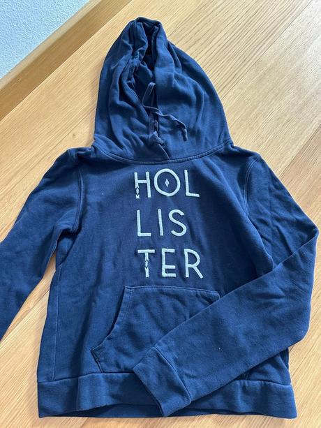 Hollister modrá mikina xs, hollister,xs