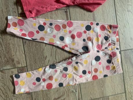 Lindex šaty/tunika a legíny s mačkou 86/92, lindex,92