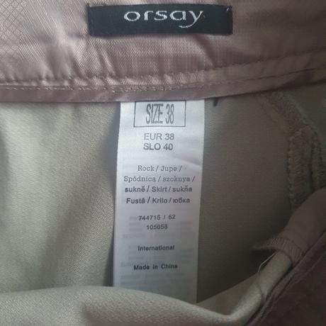 Béžová sukňa, orsay,m
