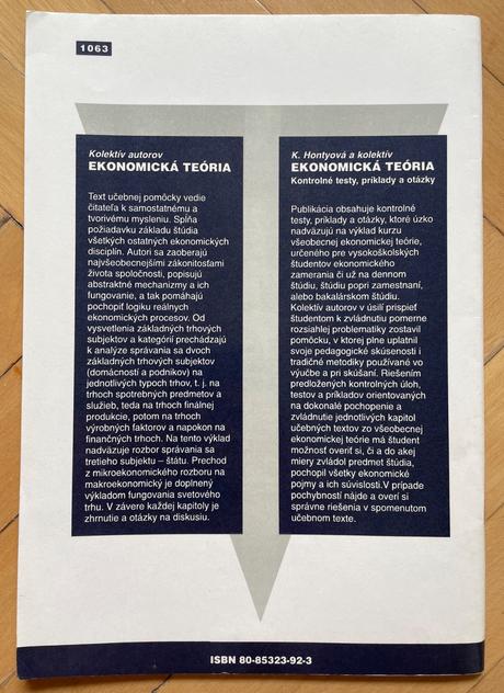 Ekonomická teória-kontrolné testy,príkladyaotázky, 